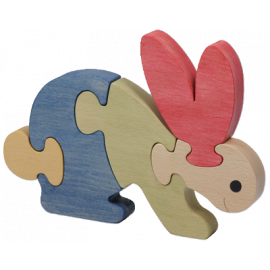 Puzzle en bois Lapin