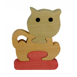 Le Puzzle en bois Chat