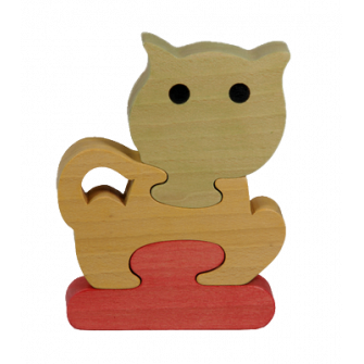 Le Puzzle en bois Chat