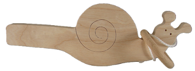 Le Bilboquet Escargot en bois