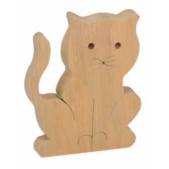 Le Petit Chat en bois