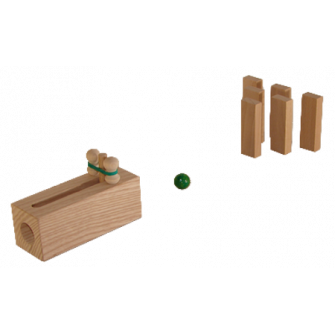 Le mini bowling en bois