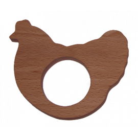 Le Rond de Serviette en bois Poule