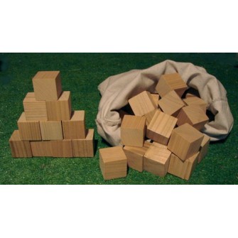 Les 70 cubes en bois