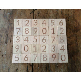 Les cubes Alphabet en bois