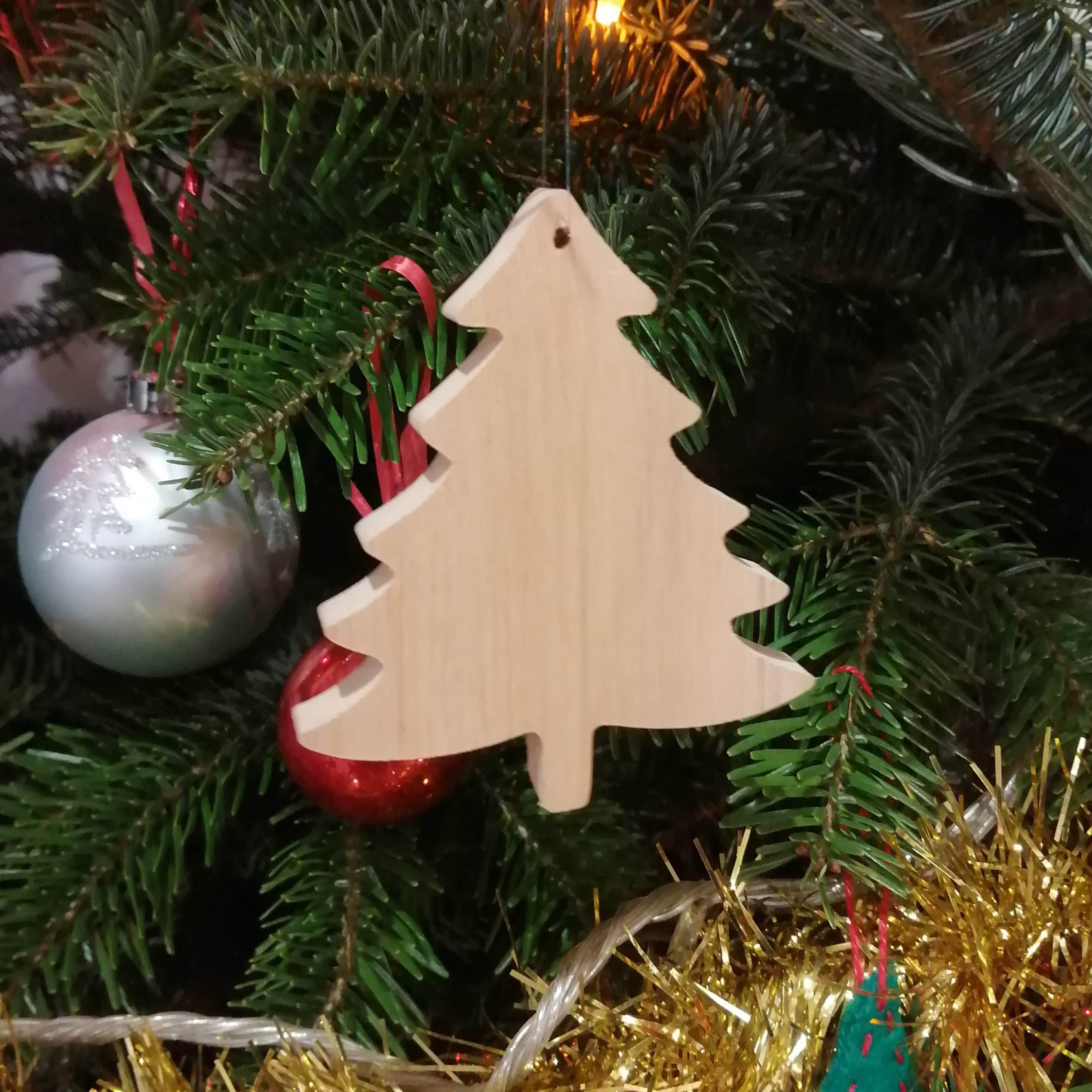 Sapin de Noël en bois