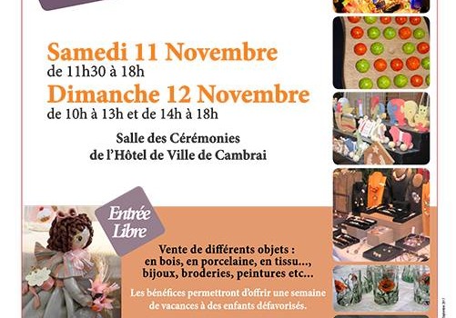 22ème exposition artisanale des 11 et 12 novembre à Cambrai (59)