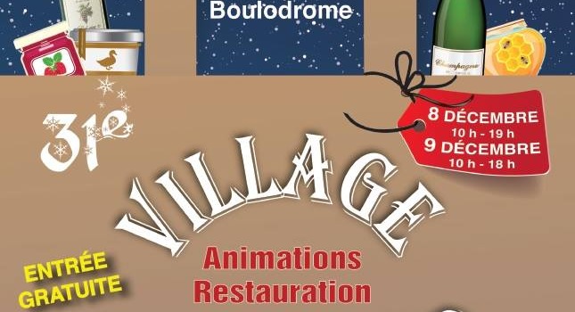 Village Gourmand au Boulodrome de Laon (02) les 8 et 9 décembre