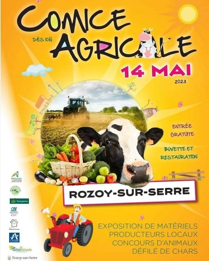 Comice Agricole de Rozoy Sur Serre le 14 mai 2023